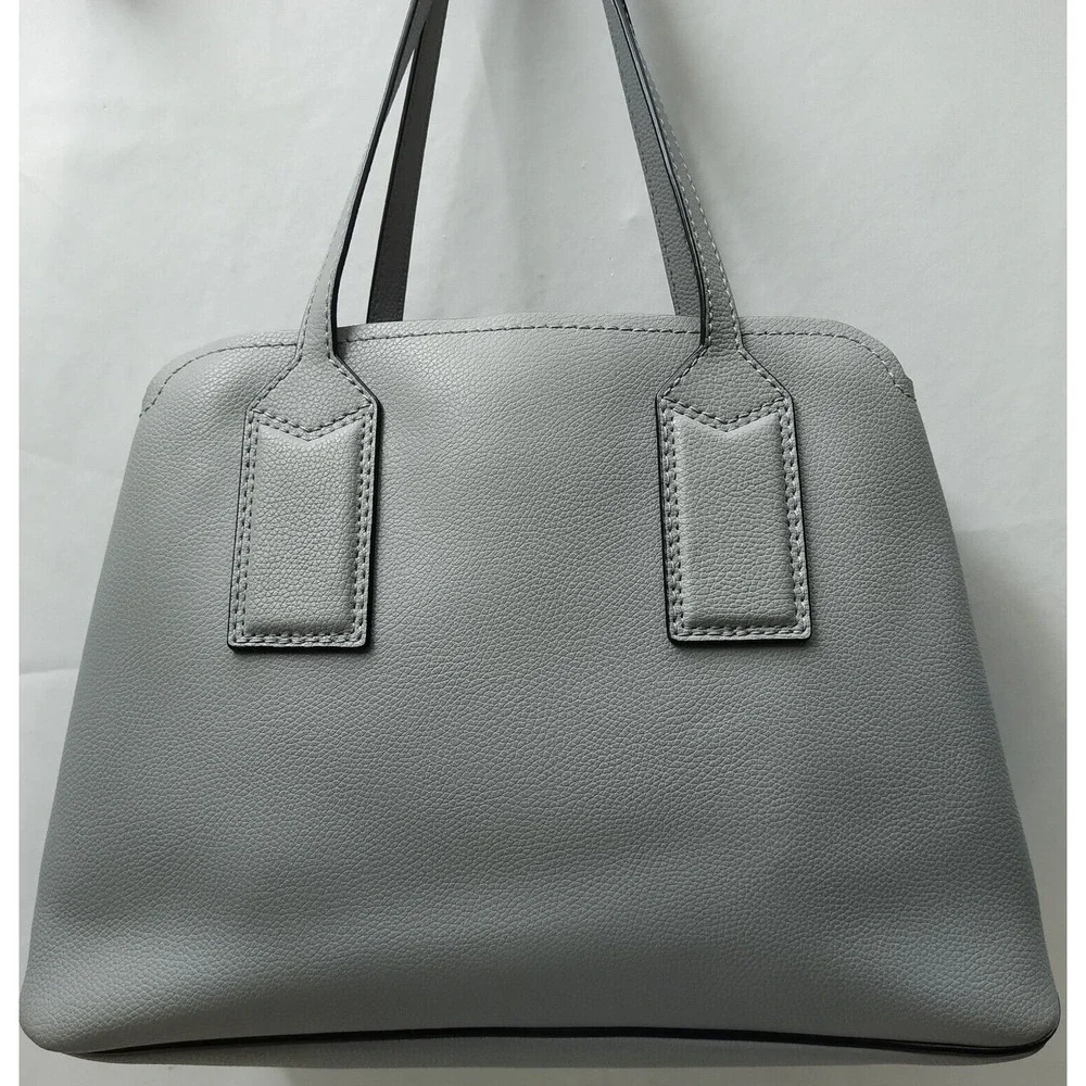 Marc Jacobs Women`s The Editor Griffin Rock Grey Zipper Satchel Shoulder Bag